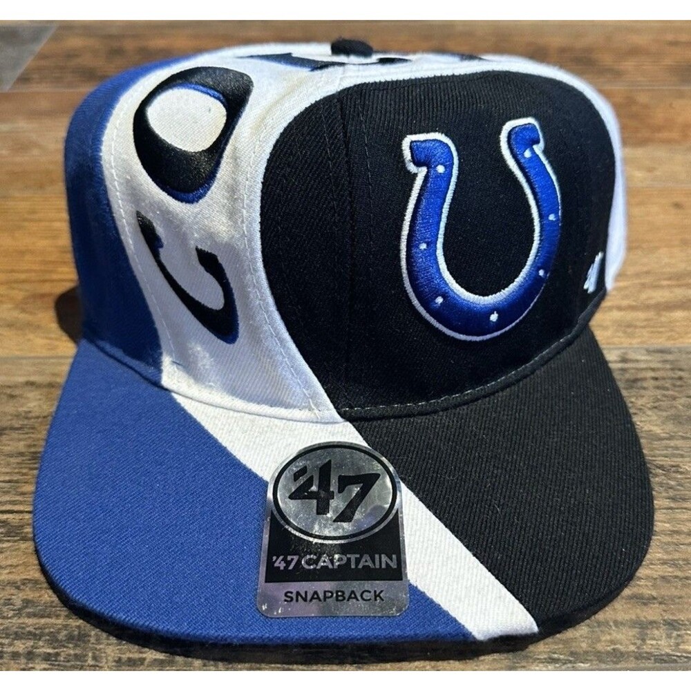 Indianapolis Colts 47 Captain Snap Adjustable Hat NFL RARE